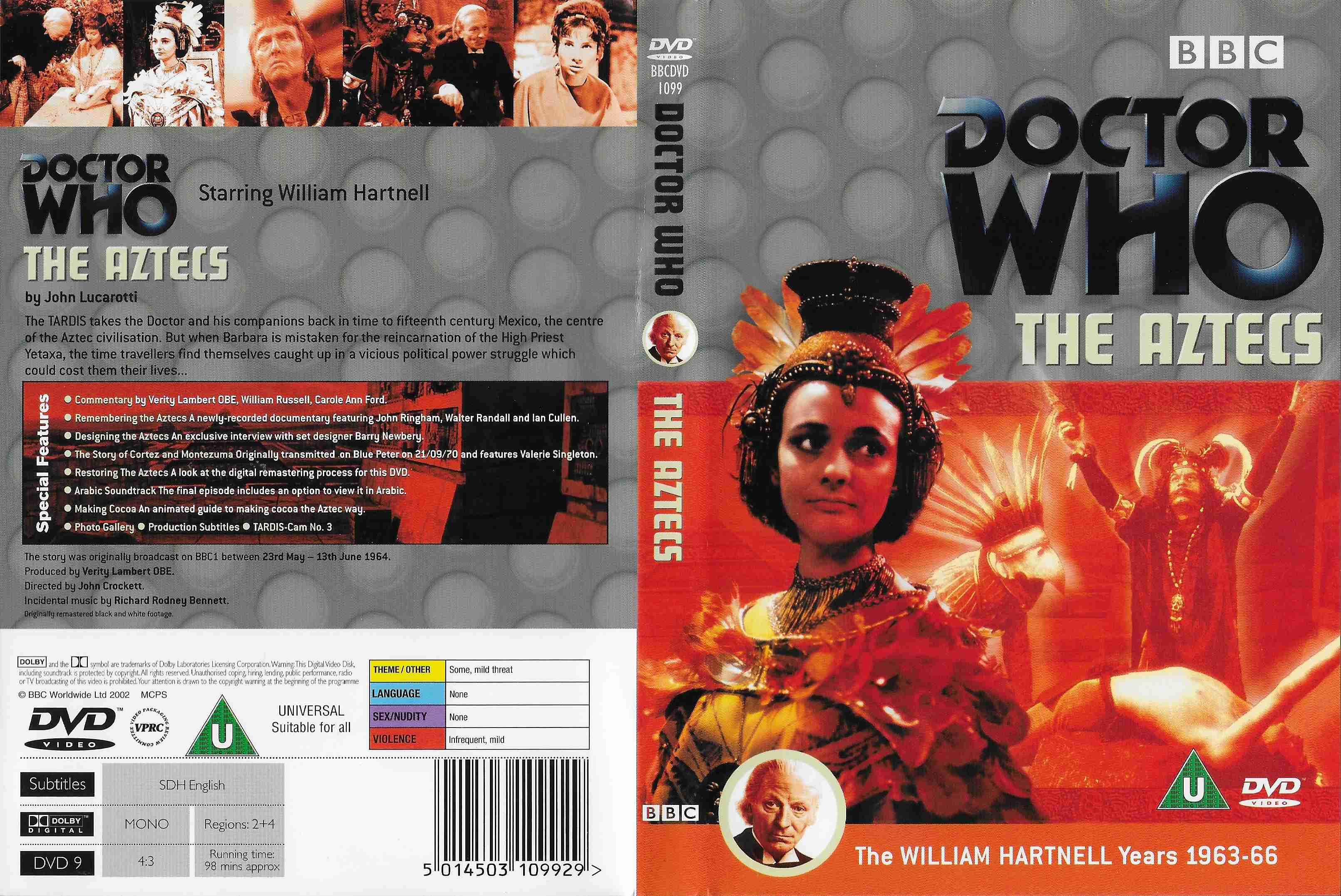 Back cover of BBCDVD 1099